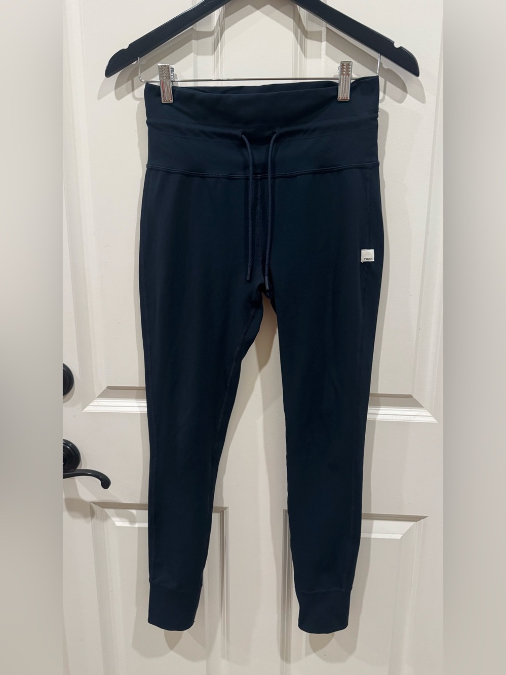 Vuori Daily Leggings Black/teal High-Rise Active Leggings with Drawstring Medium
